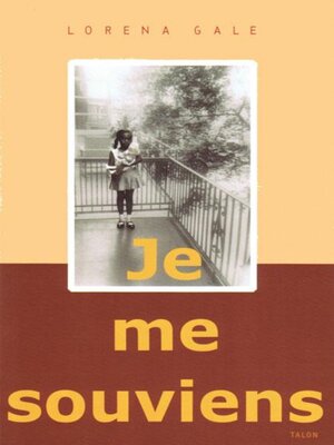 cover image of Je me souviens
